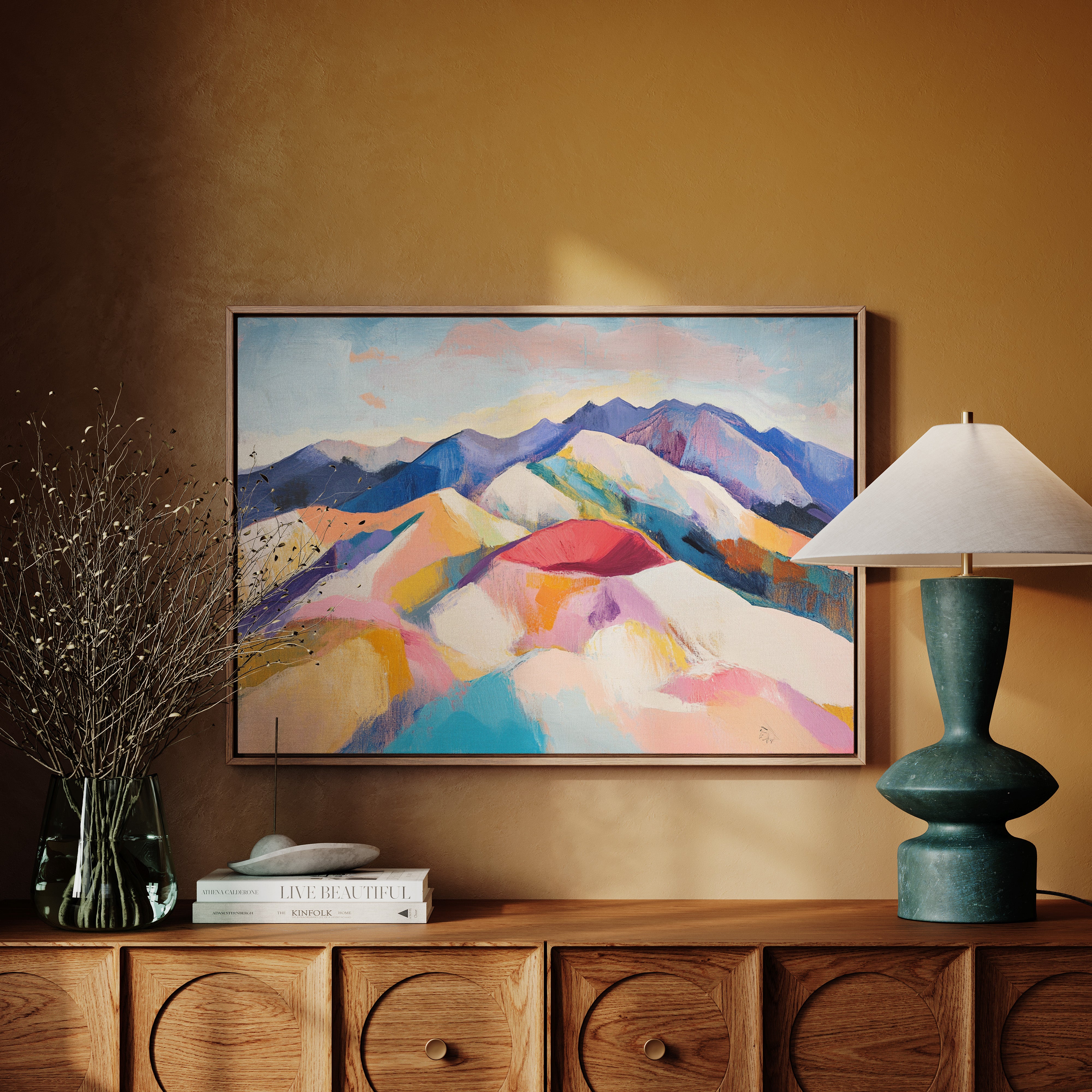 Mountains Wear Their Summer Colors