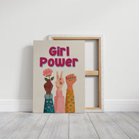 Girl Power Feminist Illustration Quote Print