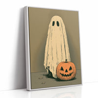Just a Ghost and His Pumpkin