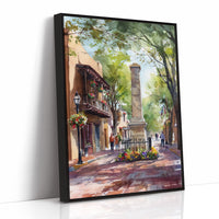 Sunlit Stroll Through the Plaza