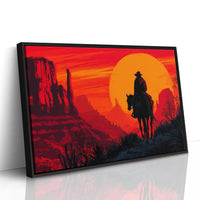 Sunset Rides Through Canyon Fire
