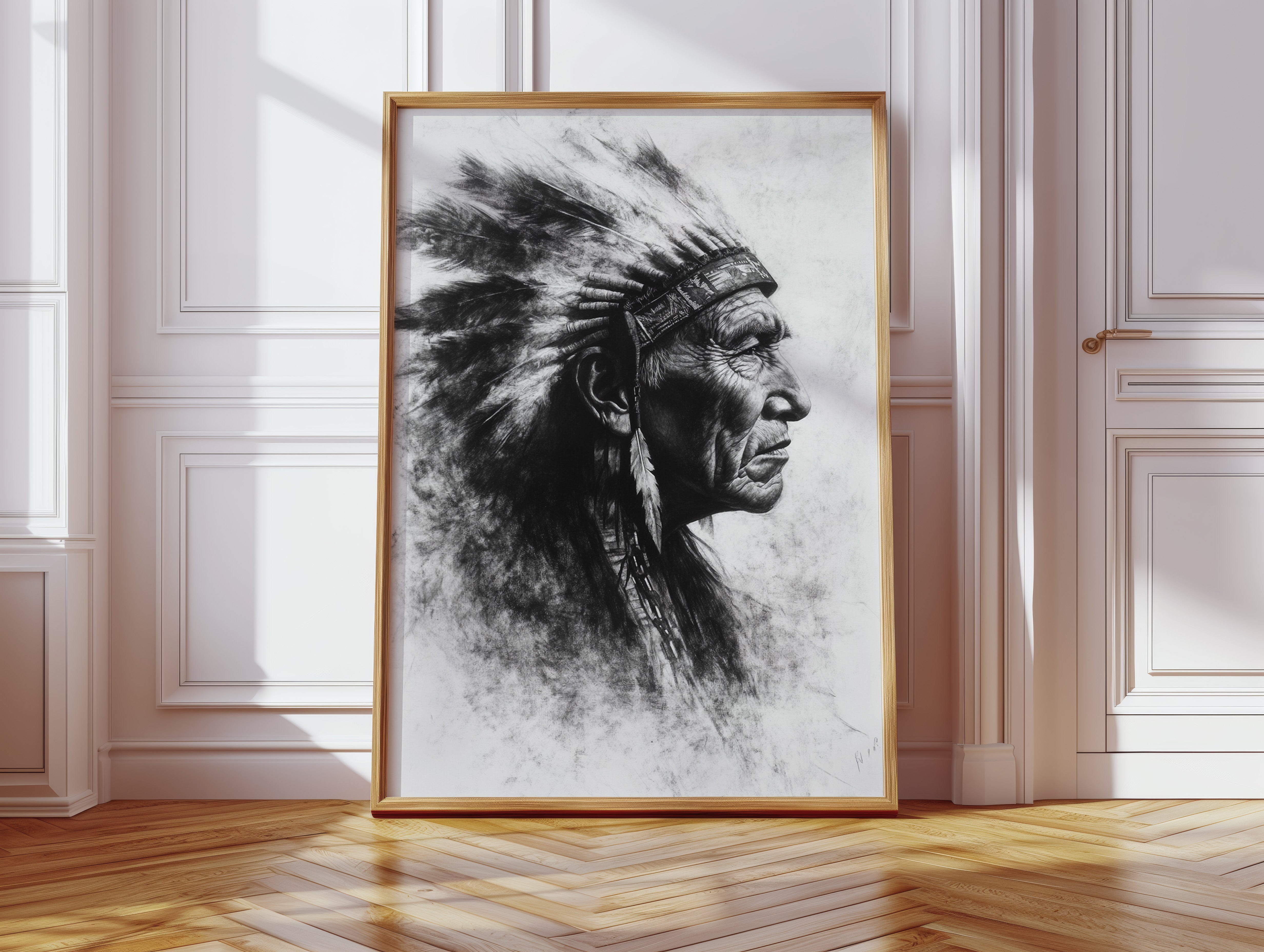 Elder Spirit in Charcoal