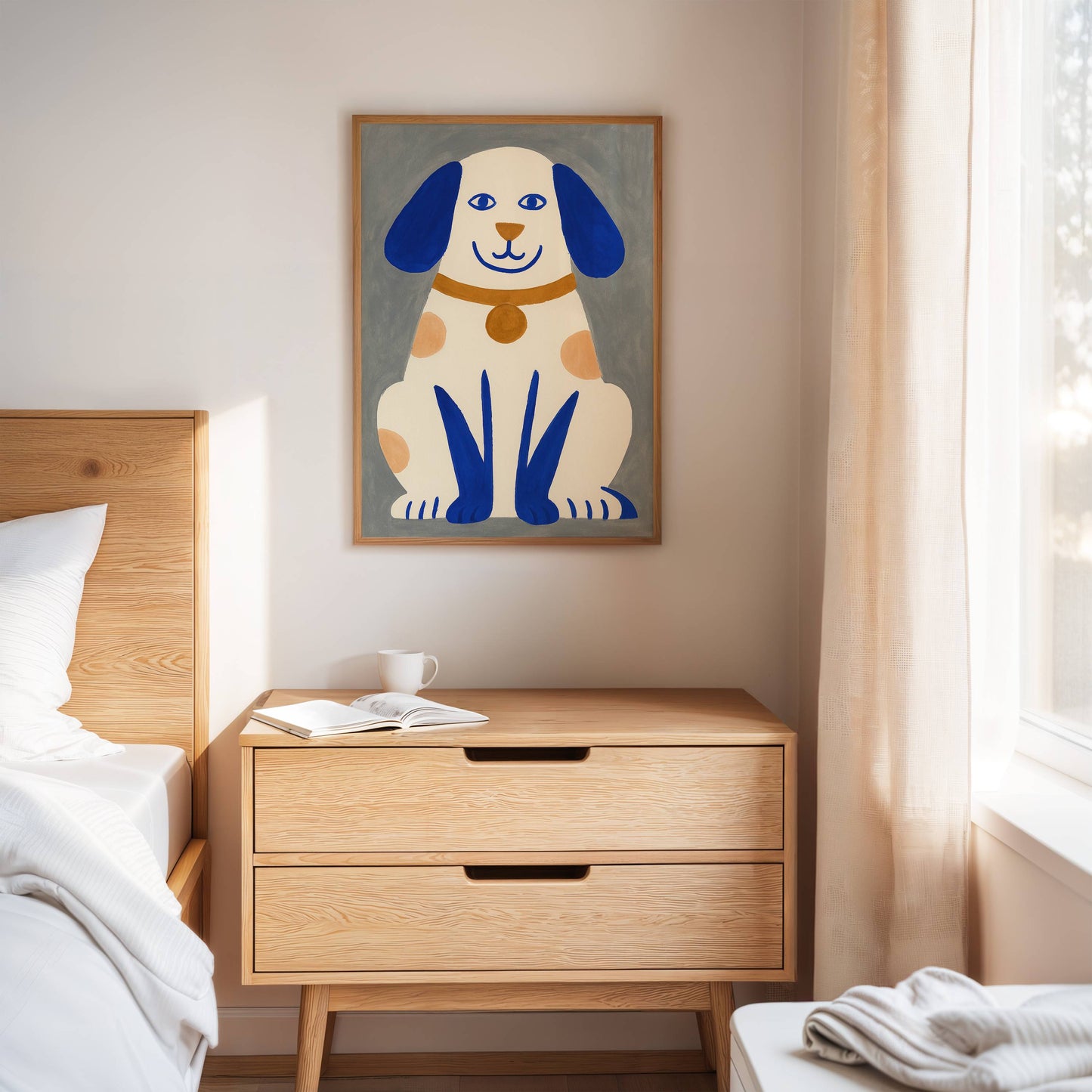 Blue Paws Paint A Happy Tale