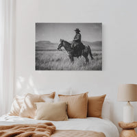 Prairie Dawn Rides Speckled Grace