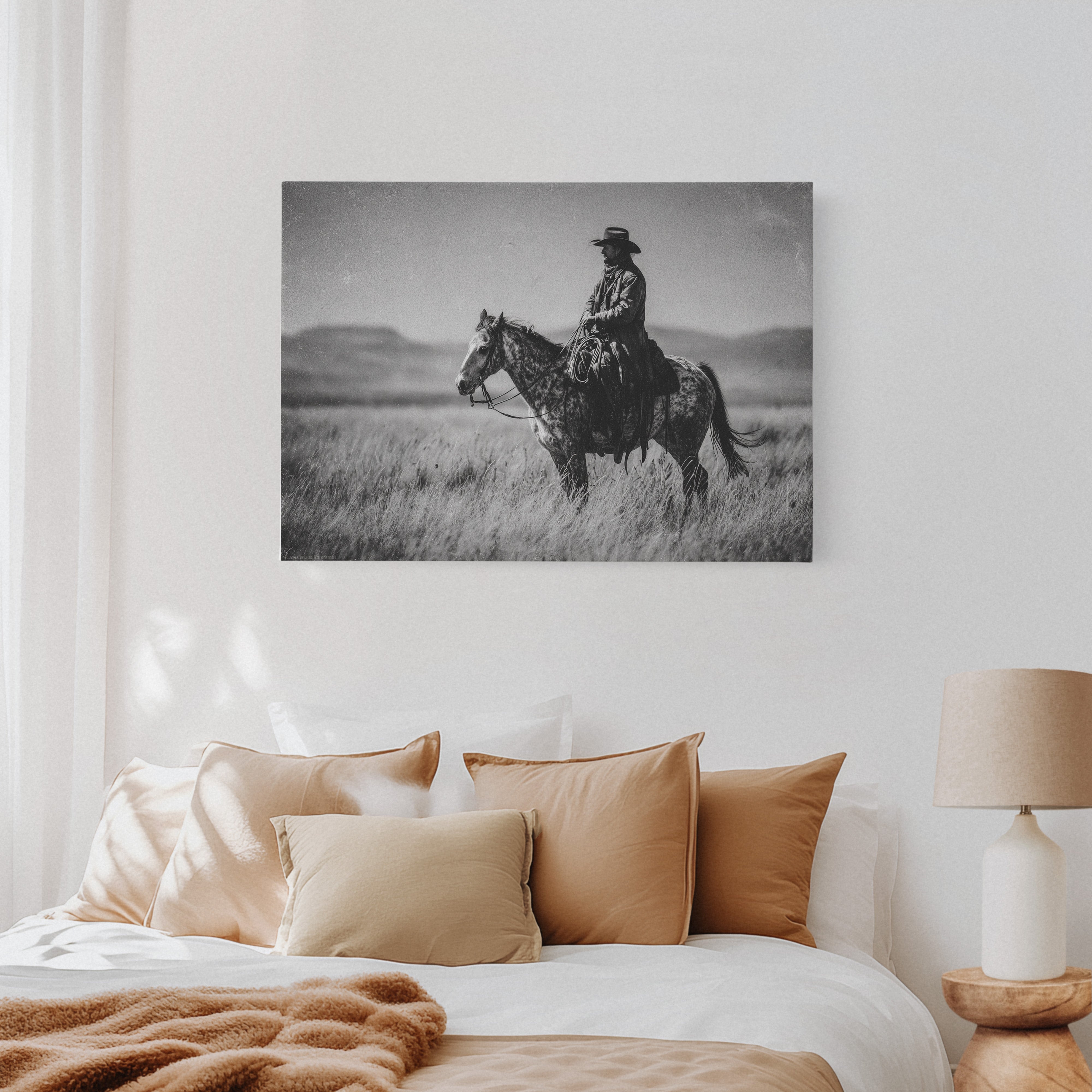 Prairie Dawn Rides Speckled Grace