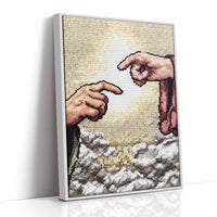 Pixelated Connection: The Digital Tapestry