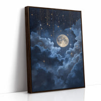 Moon Bathes In Midnight Blue