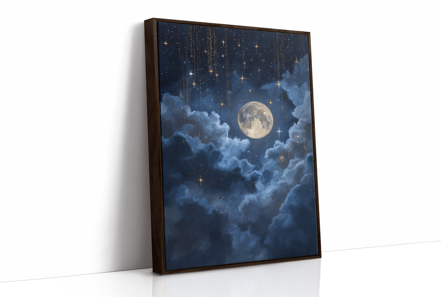 Moon Bathes In Midnight Blue