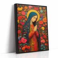 Poppy Garden Prayer in Vibrant Devotion