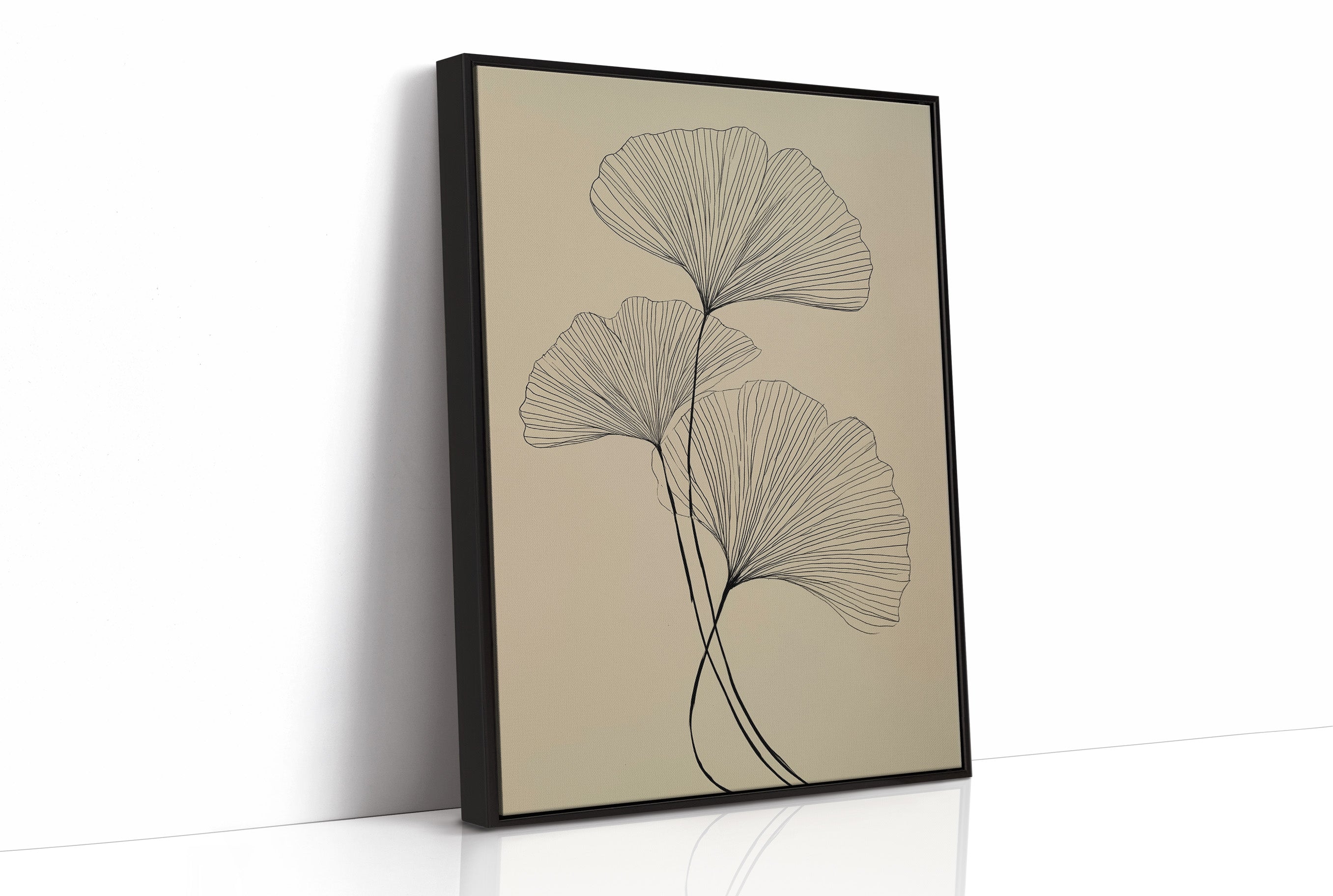 Ginkgo Lines Dance In Morning Light