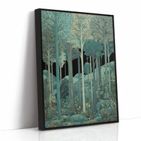 Whispers Through Teal Canopy