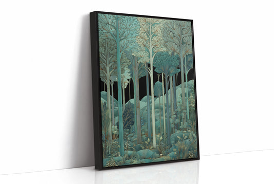Whispers Through Teal Canopy