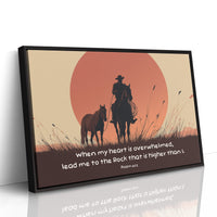 Faith Rides The Crimson Horizon