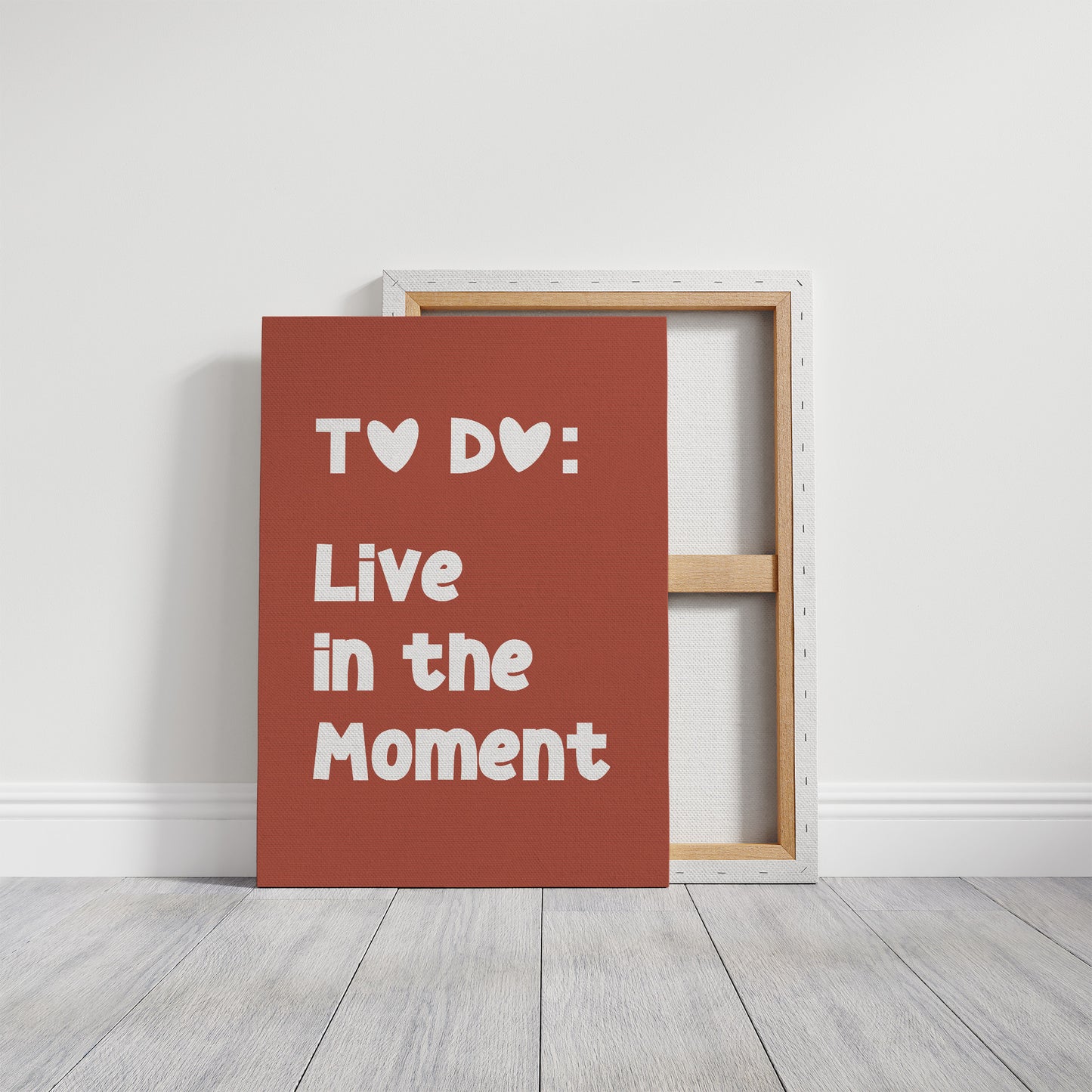 To Do Live In The Moment Quote Print