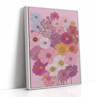 Blush Garden: A Symphony of Pressed Petals