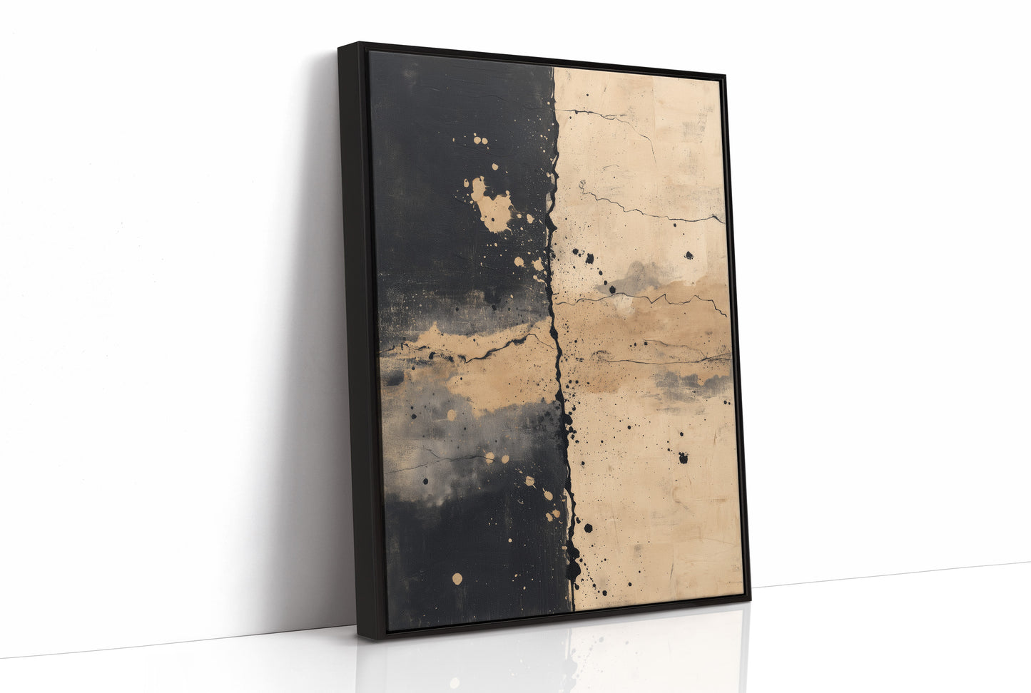 Ink Spills Into Desert Sand