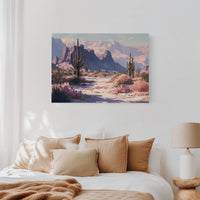 Pink Dawn Greets Saguaro Sentinels