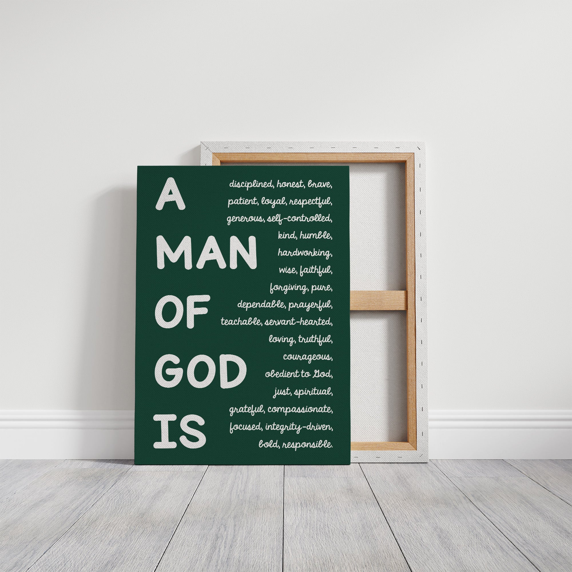 A Man of God Is (Forest Green)