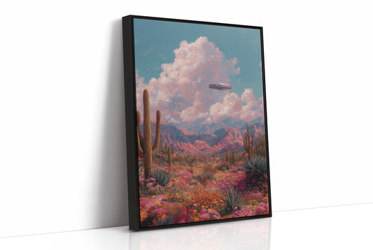 Desert Bloom Beneath Strange Skies
