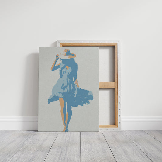 Sunkissed Steps in Blue