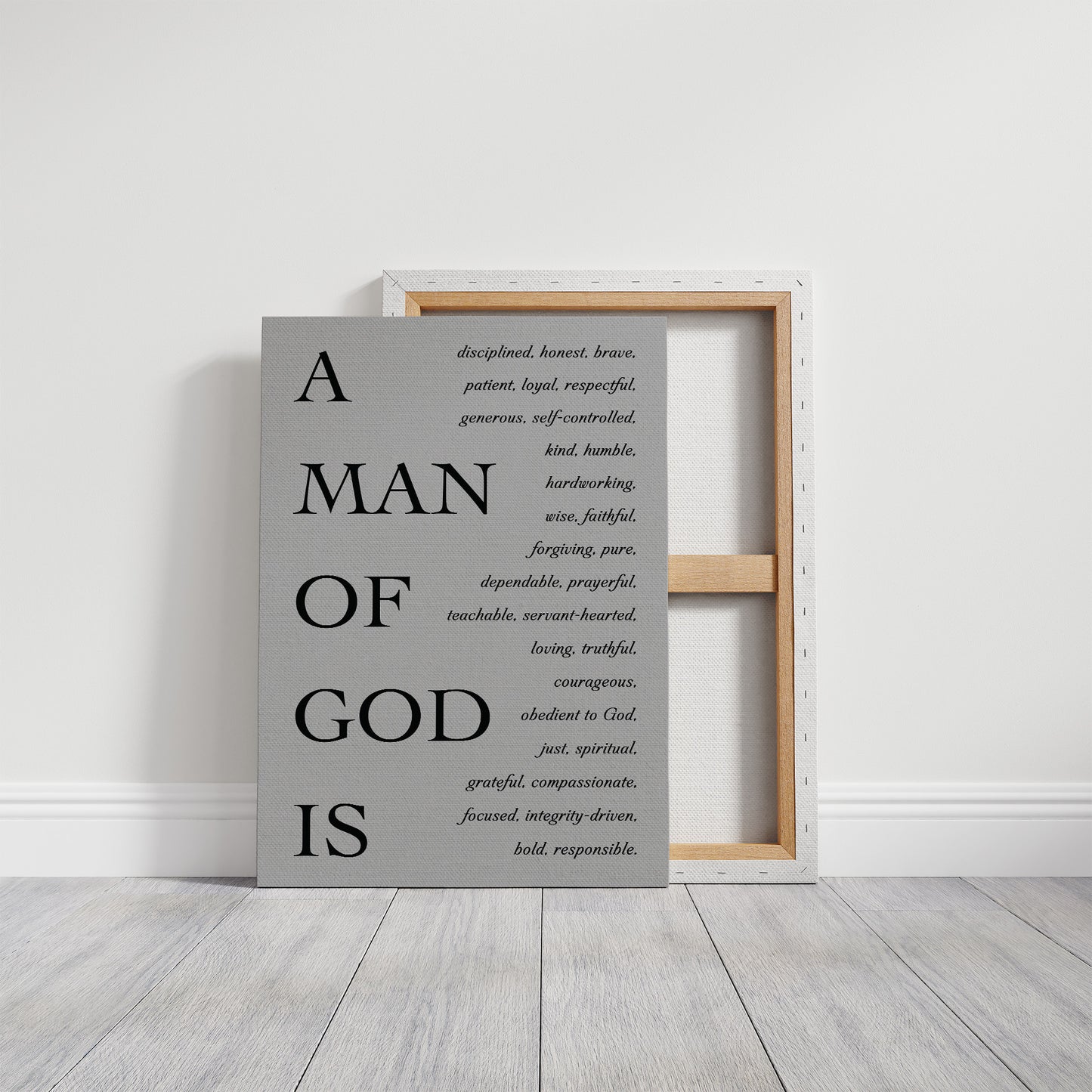 A Man of God Is (Classic Serif)