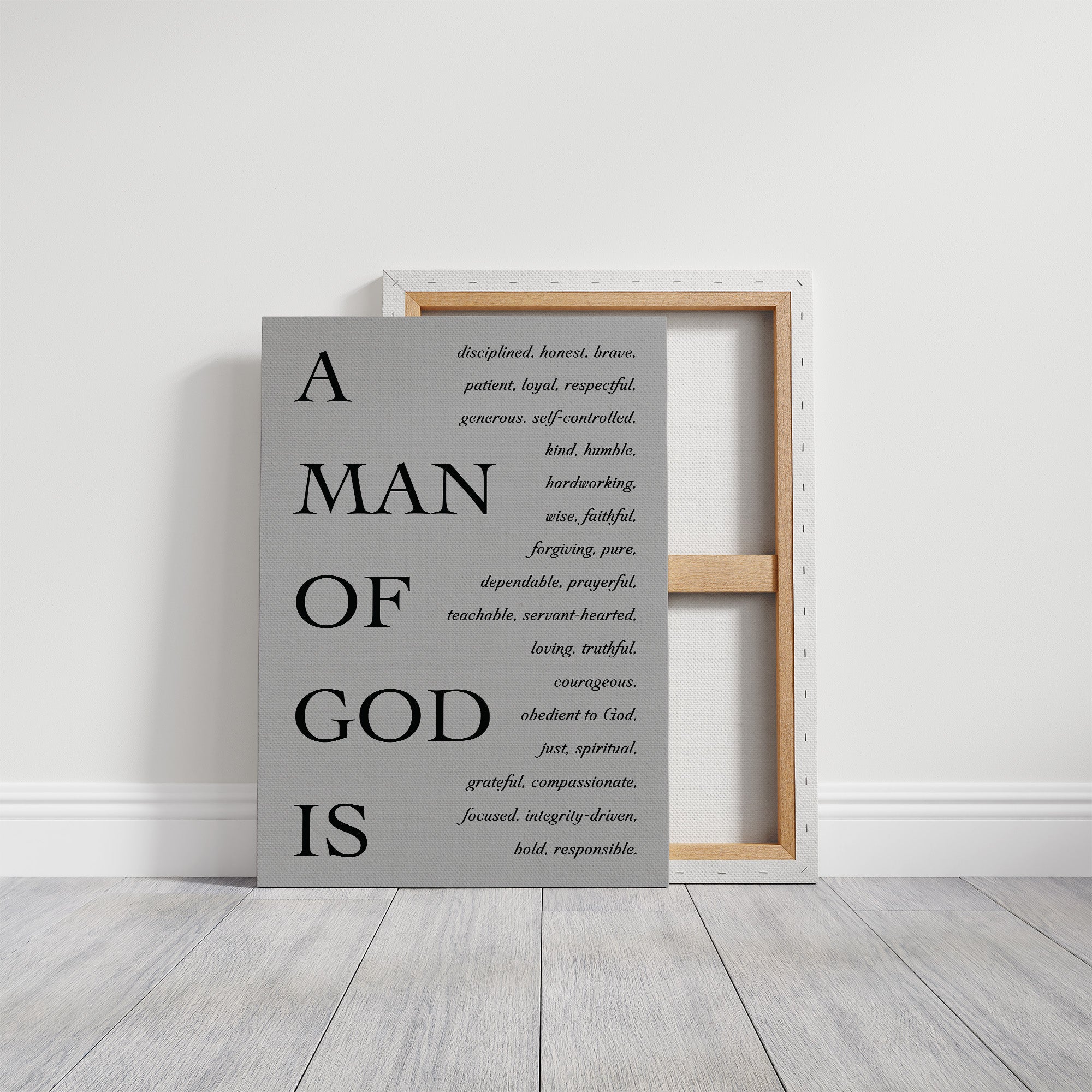 A Man of God Is (Classic Serif)