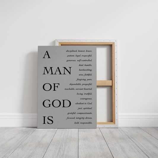 A Man of God Is (Classic Serif)