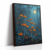 Copper Blooms Under Midnight Sky