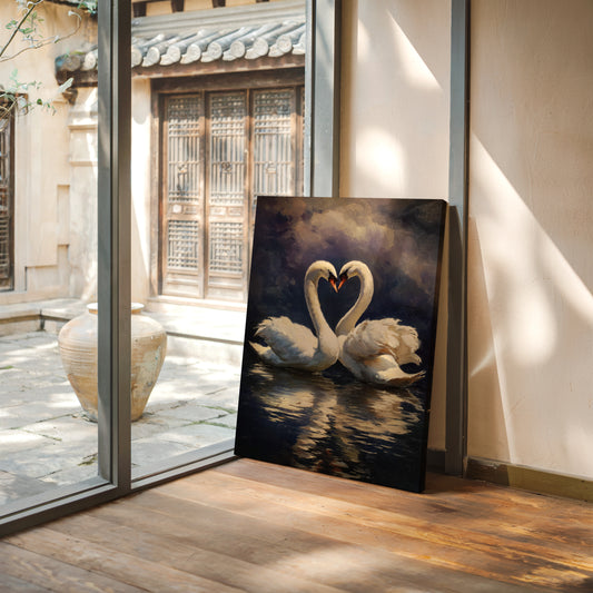 Hearts Entwined in Still Waters