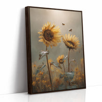 Honey Seekers Among Golden Blooms