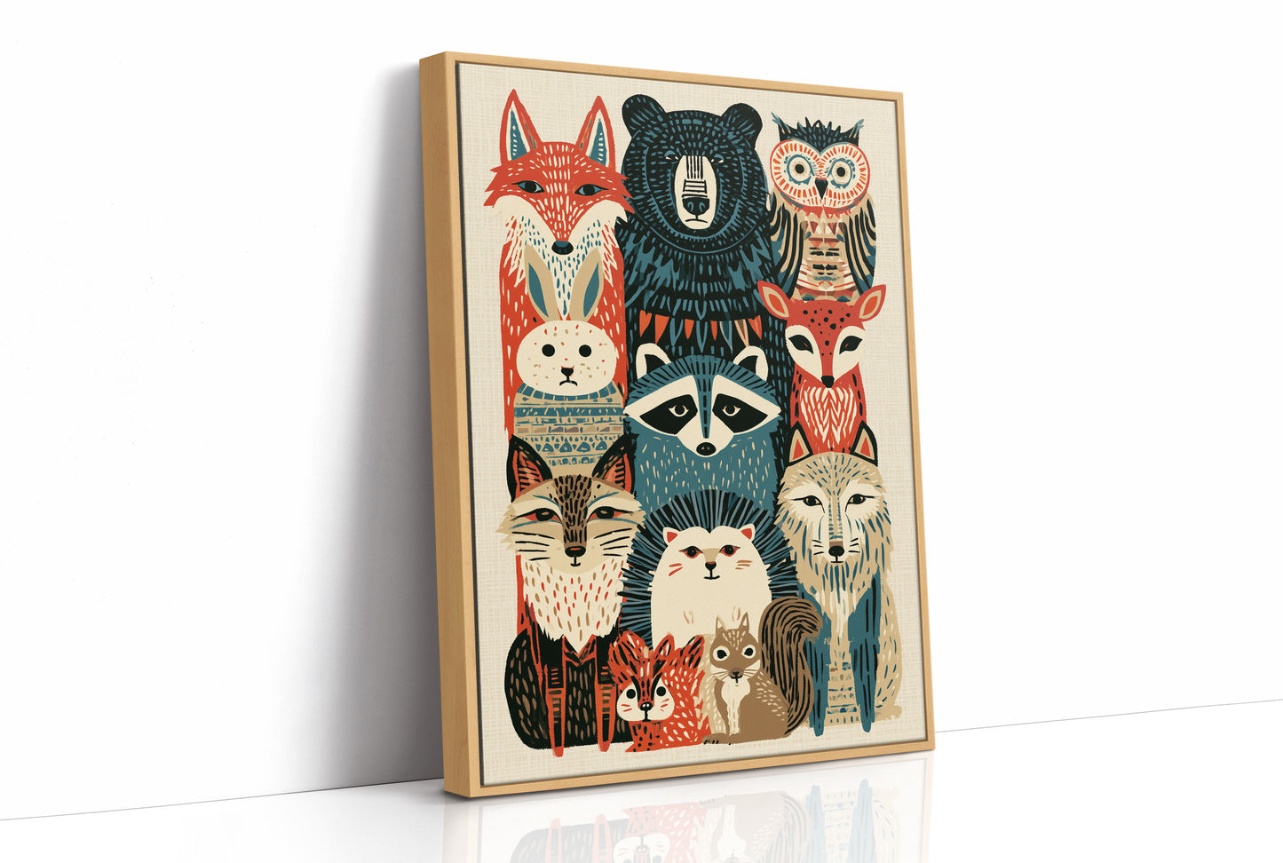 Woodland Council: A Folk Art Menagerie