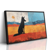 Prairie Wolf Watches Morning Rise