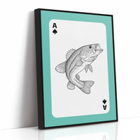 Ace of Bass — Playing Card Wildlife Print