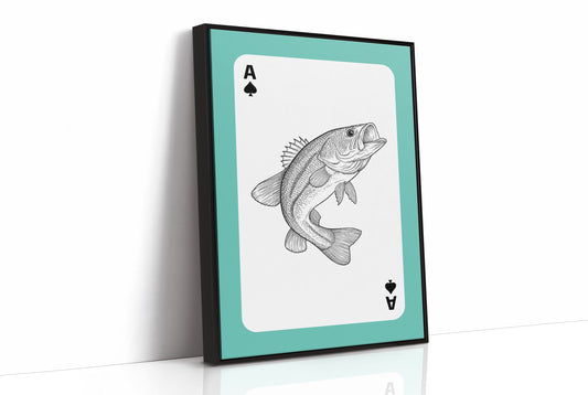 Ace of Bass — Playing Card Wildlife Print