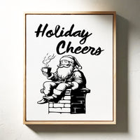 Santa Sips His Midnight Coffee Break