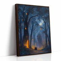 Lanterns Guide Midnight Wanderers Home