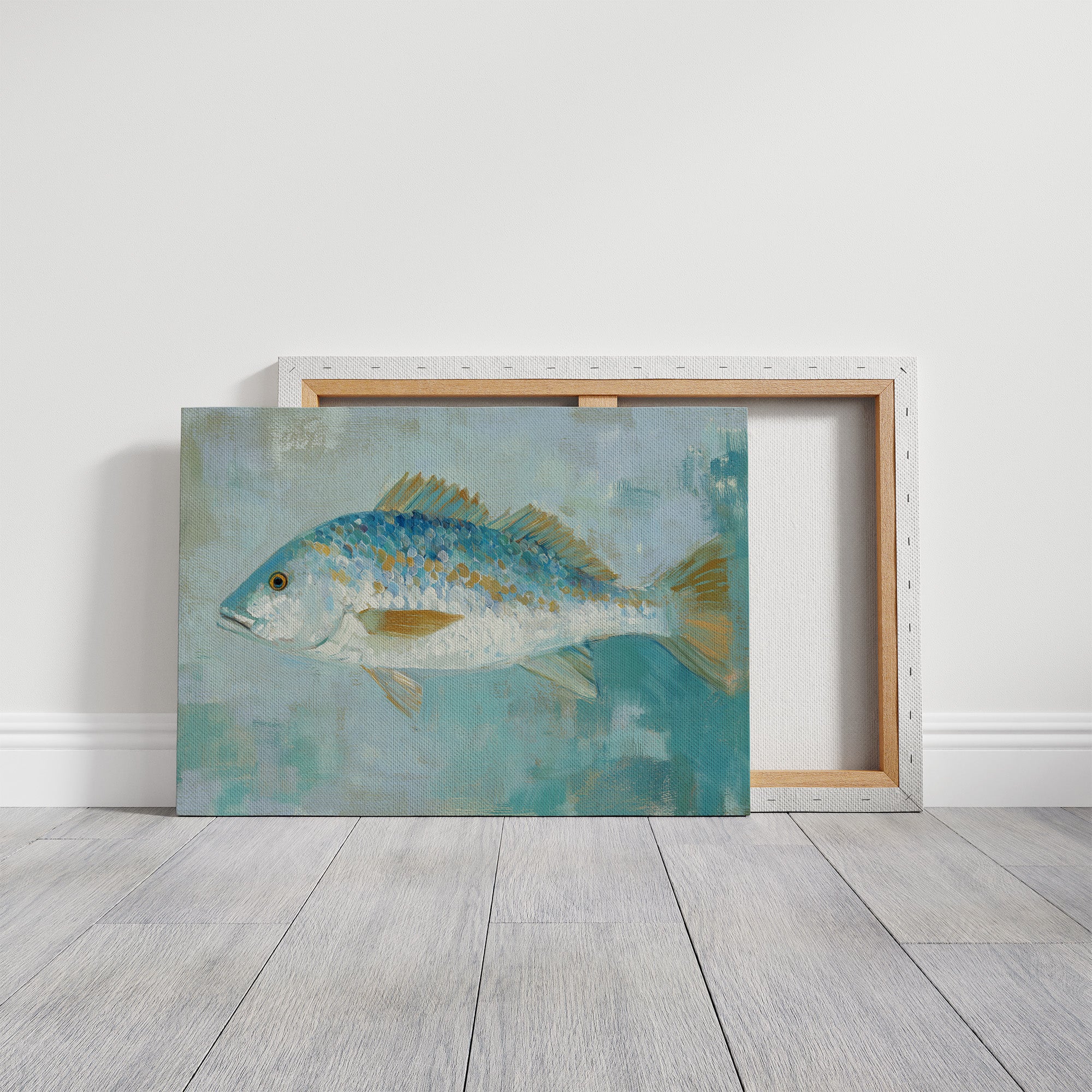 Azure Scales In Coastal Light