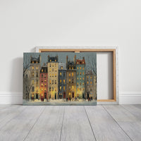 Parisian Winter Through Pastel Facades
