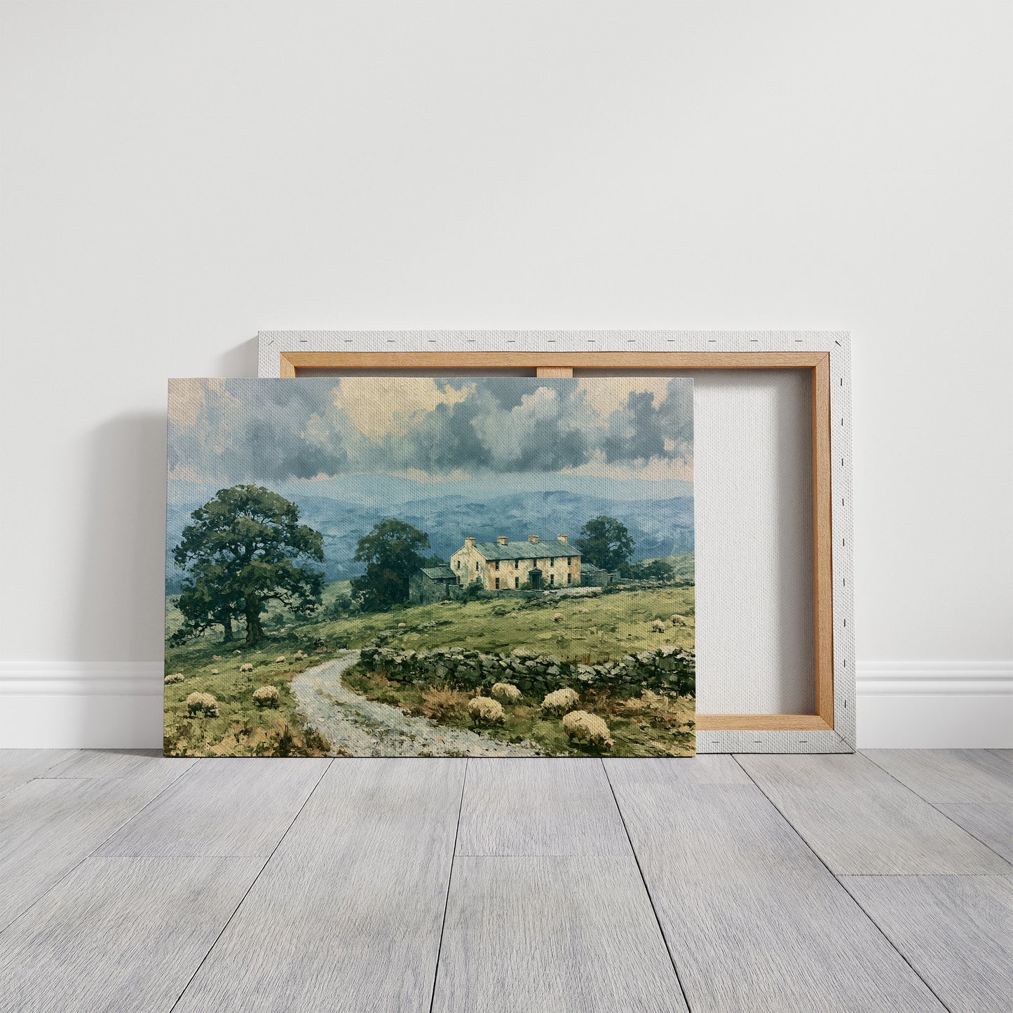 Stone Wall Farmhouse, Grazing Flock