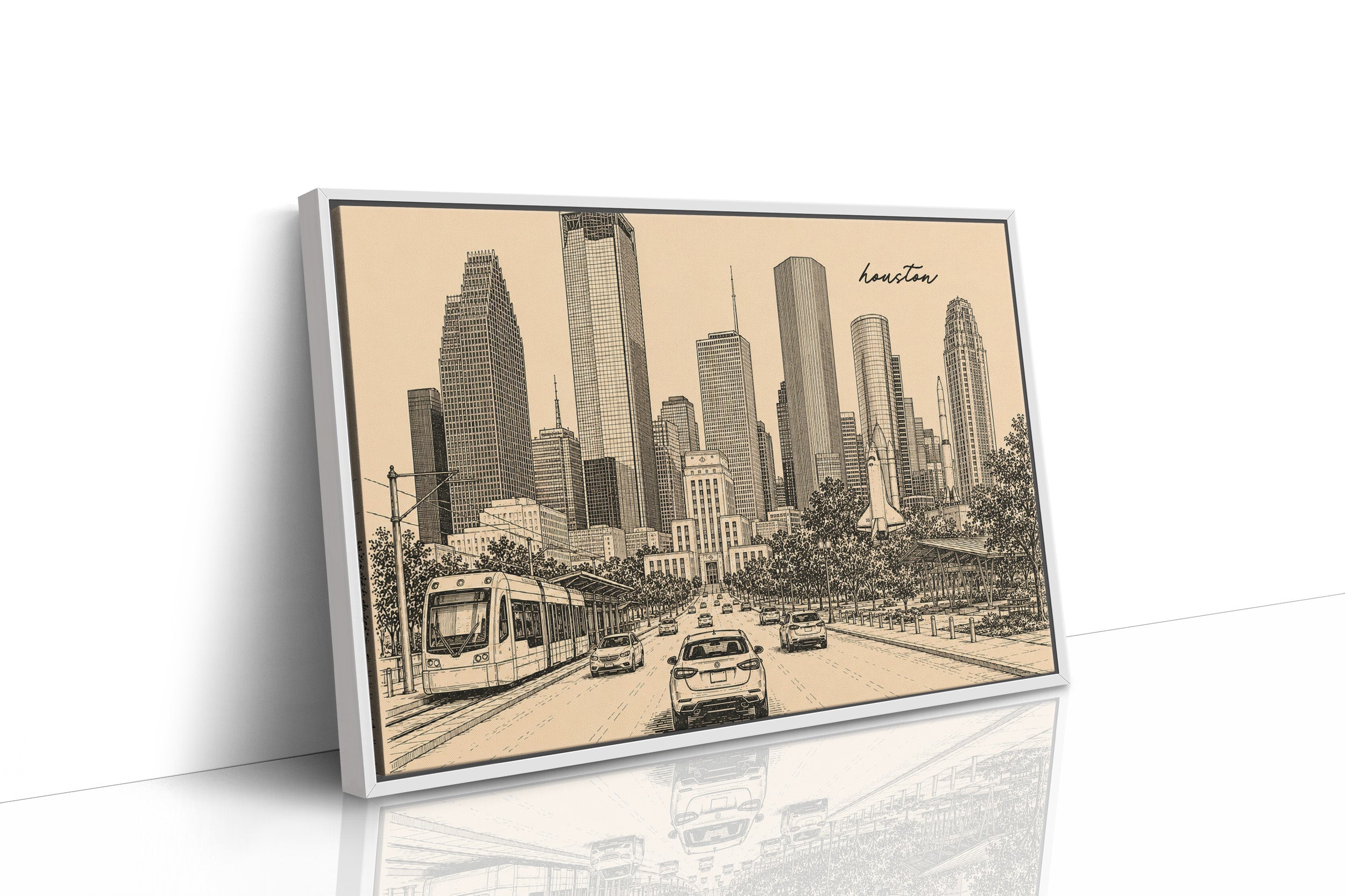 Houston, City Hall to Skyline
