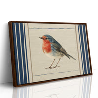 Robin Against the Linen Sky