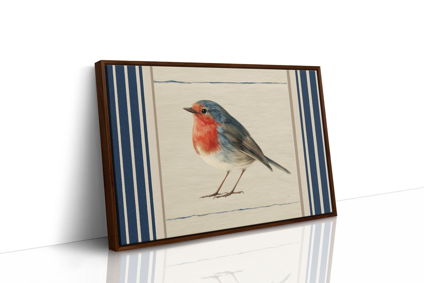 Robin Against the Linen Sky