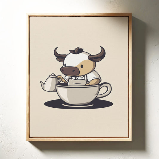 Teacup Barista Makes Morning Magic