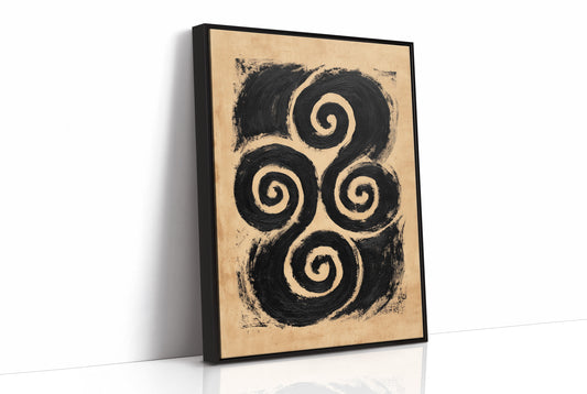 Bold Spiral Harmony Abstract