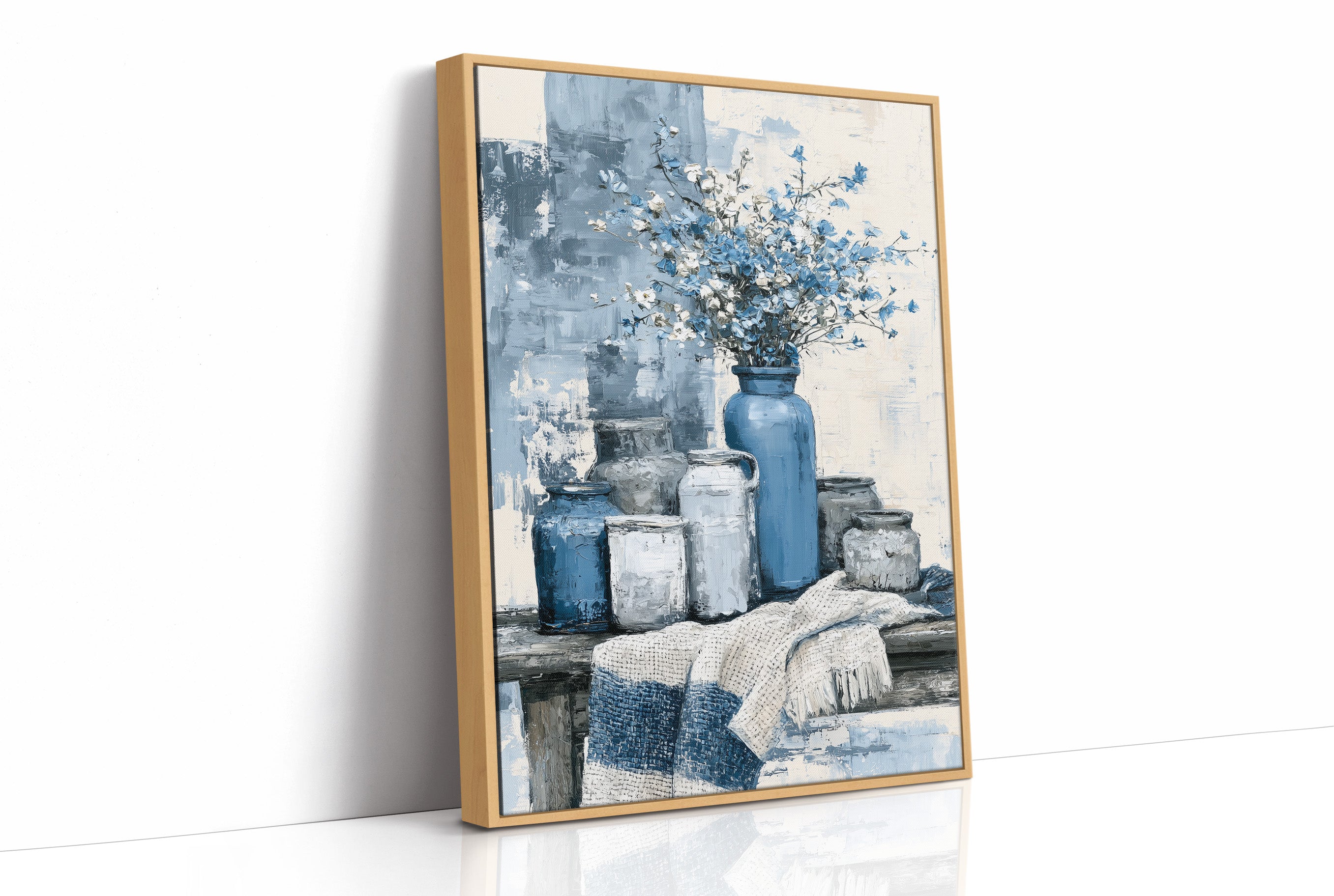 Farmhouse Jars and Wildflower Blues