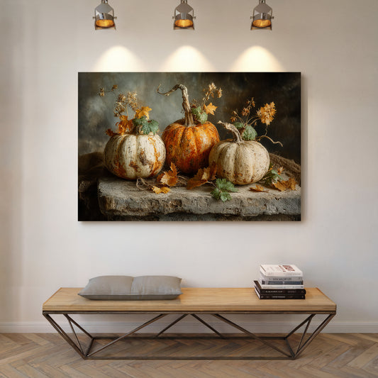Harvested Moments on Weathered Stone
