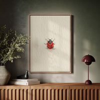 Tiny Ladybug on Paper