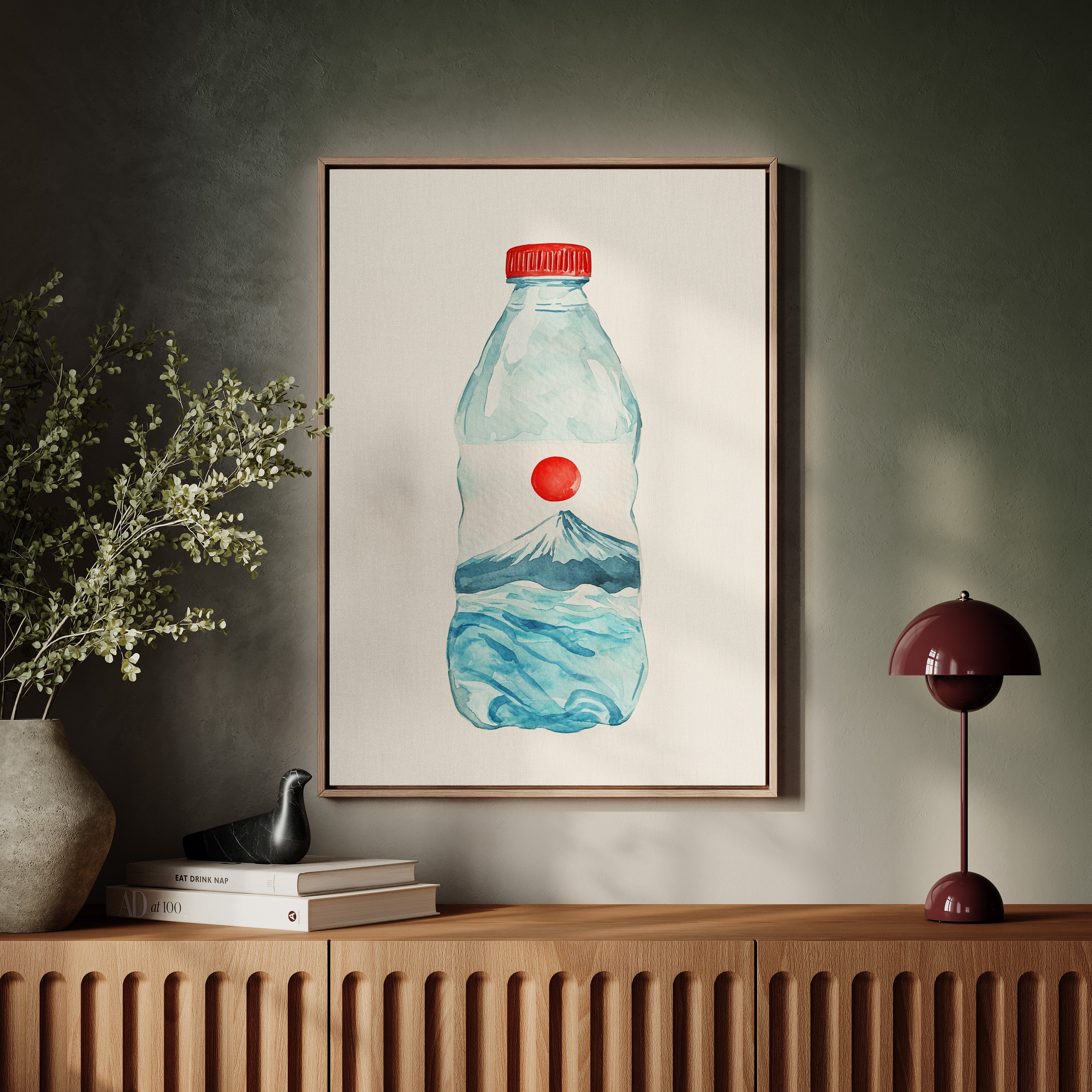 Mount Fuji In A Bottle