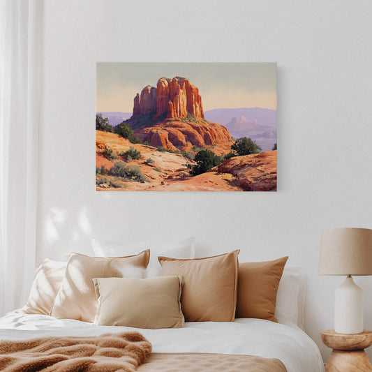 Sandstone Giants Guard Desert Dawn