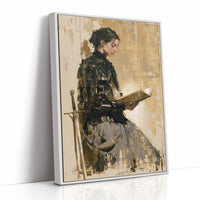 The Warrior Reads at Dusk